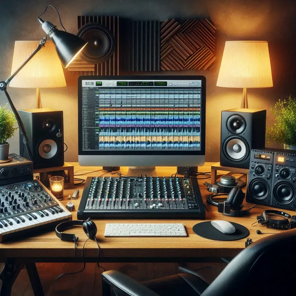 Poste de travail audio pour création musicale assistée par IA